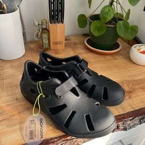 OOFOS Black OOCandoo Unisex Sandals